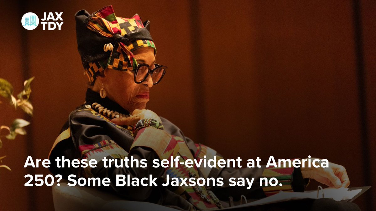 JAXTDY's tweet photo. Are these truths self-evident at America 250? Some Black Jaxsons say no | Jacksonville Today

https://t.co/fWRZgVOefE https://t.co/ESgZX4UQ57