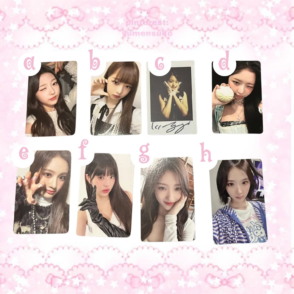 vtvh60's tweet photo. wts – mostly pc girl groups

📌 : excl all
🪽dm for more
a : 60k           c : 35k
d : 40k           f : 55k
h  : 55k.         b,e,g : sold https://t.co/TpQTkPPfDb