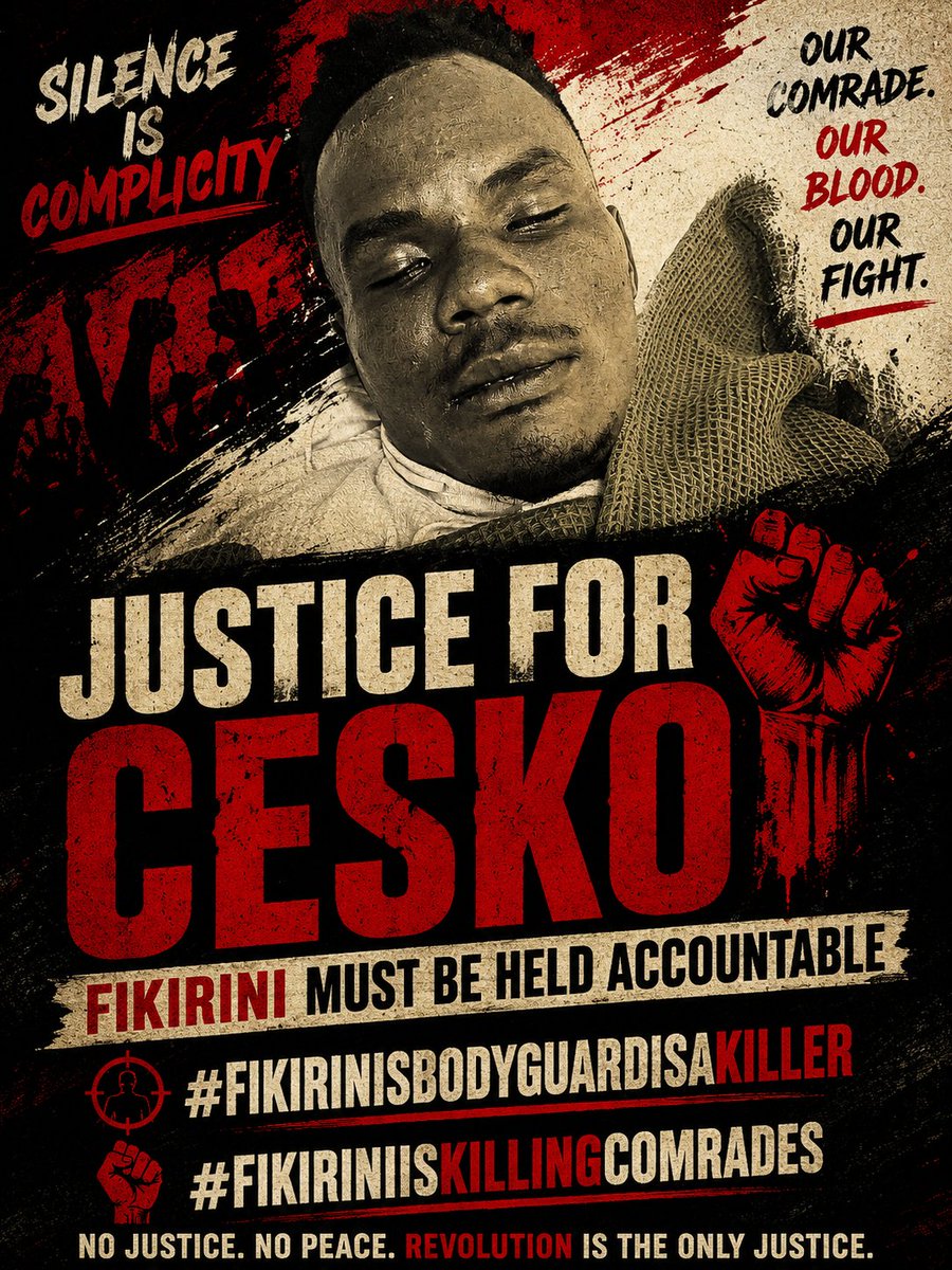 PaulOch08037226's tweet photo. The perpetrators must be brought to book. The said PS and the bodyguard must be arrested with immediate effect.  The PS should as well step aside to allow investigations to take place.
#FikiriniMustBeAccountable
#ArrestFikirinsBodyguard
#FikirinisBodyguardIsAmurderer https://t.co/6iKAVGnFLU