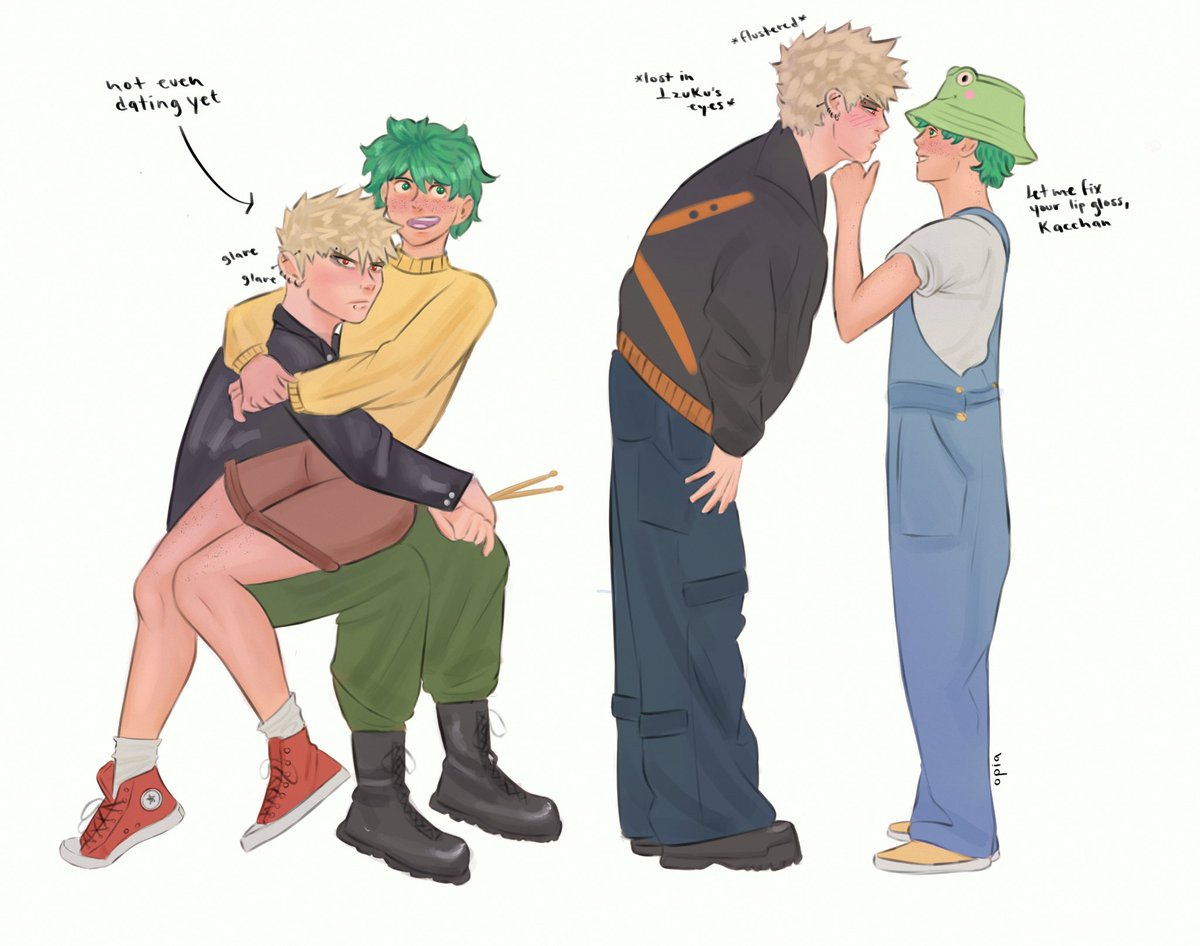 opiawrites's tweet photo. drummer katsuki x mua izuku!!! 

#bkdk #ktdk https://t.co/1ZRQjXgyGh