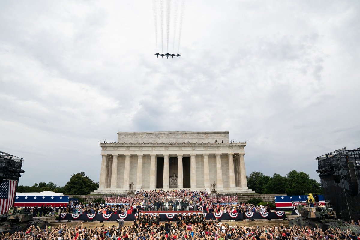 bernhardt_group's tweet photo. This week we gather to celebrate 250 years of American independence. It’s a special time for Americans to honor our nation’s past while looking ahead to a bright future.

@Freedom250 has a range of events planned. In Washington, the Great American State Fair is well underway. It’s a warm up for the main show – the Salute to America Celebration and Fireworks on July 4th.

These national observances build on the success of major July 4th celebrations during President Trump’s first term that truly raised the bar. Our Founder and Chairman, former Interior Secretary @davidlbernhardt, was instrumental in planning the “Salute to America” in 2019 and 2020, including music, military flyovers, a massive fireworks display, and an address by President Trump. Secretary Bernhardt also helped lead efforts to bring back the Mount Rushmore fireworks display in 2020, scheduled for July 3rd this week.