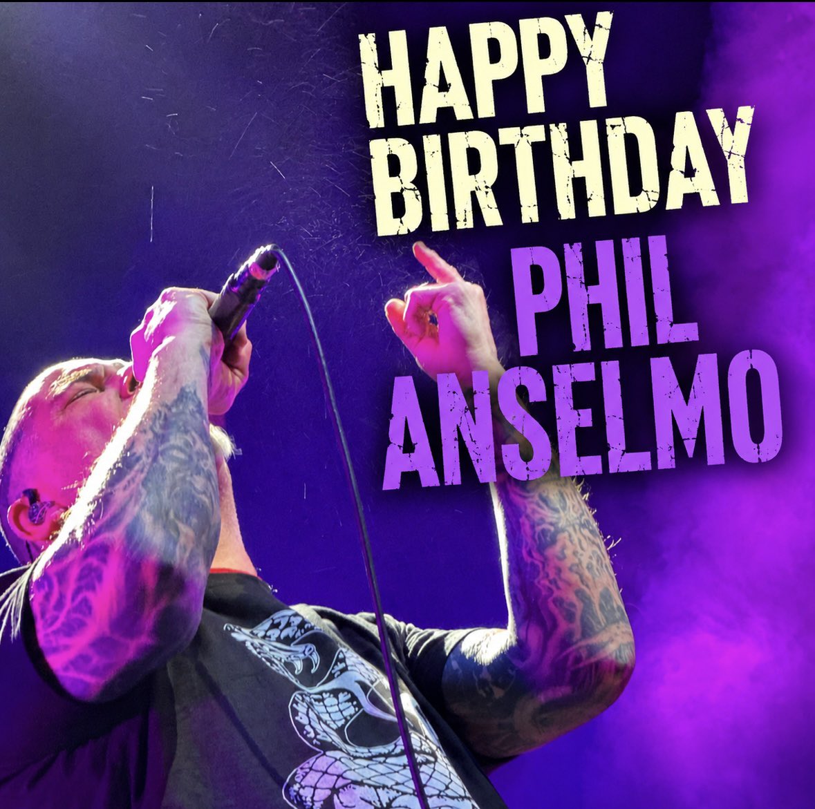 ThisDayInMETAL's tweet photo. Born on June 30, 1968, Phil Anselmo became one of the most influential and recognizable voices in heavy metal. As the frontman of Pantera, he helped redefine the genre with landmark albums like Cowboys from Hell, Vulgar Display of Power, Far Beyond Driven, and The Great Southern Trendkill.

Beyond Pantera, Phil has continued to leave his mark through Down, Superjoint, and numerous other projects, cementing his legacy as one of metal’s most powerful and enduring performers.

Join us in wishing Phil Anselmo a very Happy Birthday! 🤘🎂

#ThisDayInMetal #HappyBirthdayPhilAnselmo #Pantera #HeavyMetal
