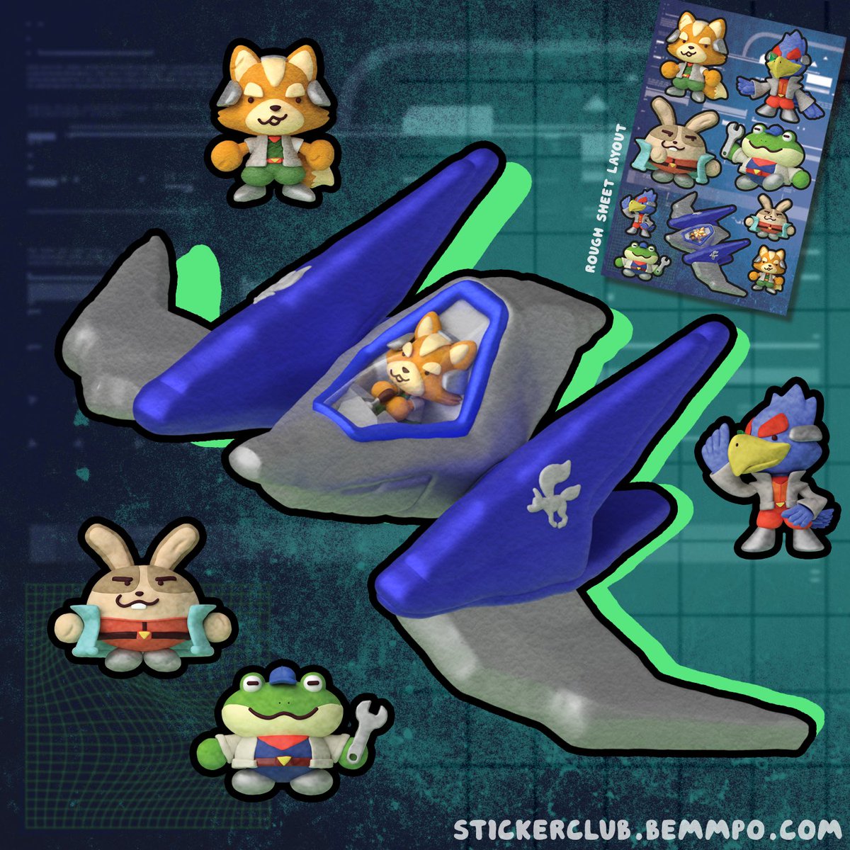 bemmpo's tweet photo. Team StarFox reporting in! 💫 https://t.co/TsKOwZH0EW