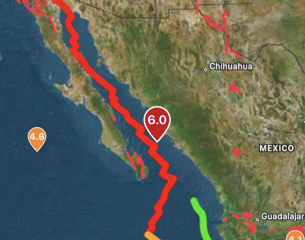 hurricaneonsol's tweet photo. 🚨 BREAKING : EARTHQUAKE CHAOS CONTINUES….6.0 STRIKES MEXICO AS THE PACIFIC RING OF FIRE KEEPS SHAKING🔥🌍
The ground is RUMBLING off the coast, plates smashing like it’s the end times wtf.
Stay safe Mexico… what’s going on out there?!
#Earthquake #RingOfFire #MexicoQuake #HurricaneSol 🌀💥