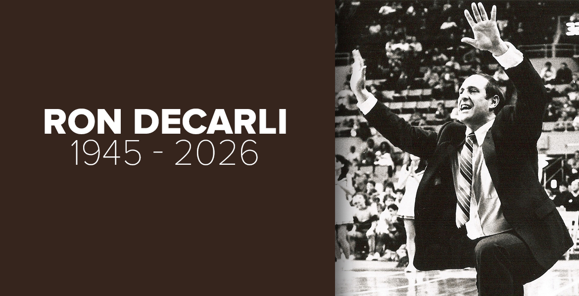 BonniesMBB's tweet photo. We honor the memory of St. Bonaventure alumnus and former men’s basketball head coach Ron DeCarli.

Ron earned his master’s degree in educational administration from St. Bonaventure and spent five years as an assistant coach with the Bonnies men’s basketball program before serving as head coach from 1986-89.

We keep his family and friends in our thoughts and prayers.

https://t.co/7n3n196lVk