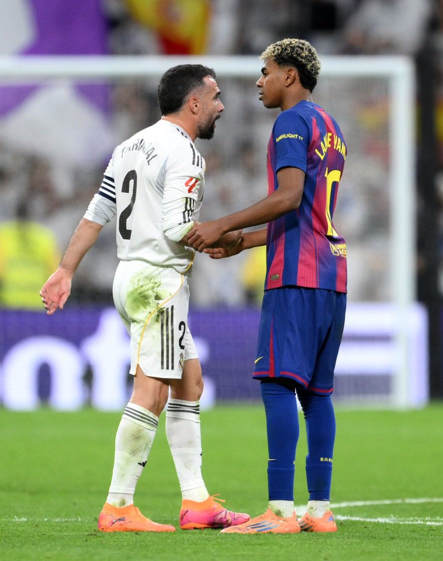 CentralDoYamal's tweet photo. 🚨🎙Lamine Yamal: "Se eu falo com o Carvajal? Não, eu não falo com ninguém do Real Madrid." https://t.co/tinjc3PfWd
