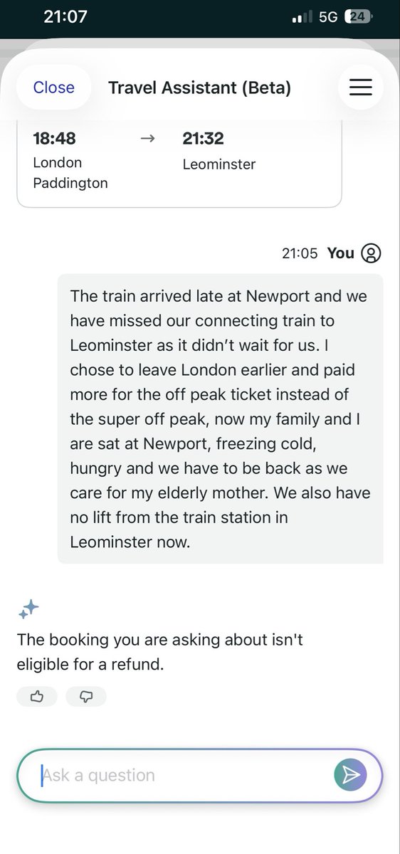 Fortyandfree's tweet photo. Can anyone help please? @GWRHelp @tfwrail https://t.co/sLbXxDCeU6