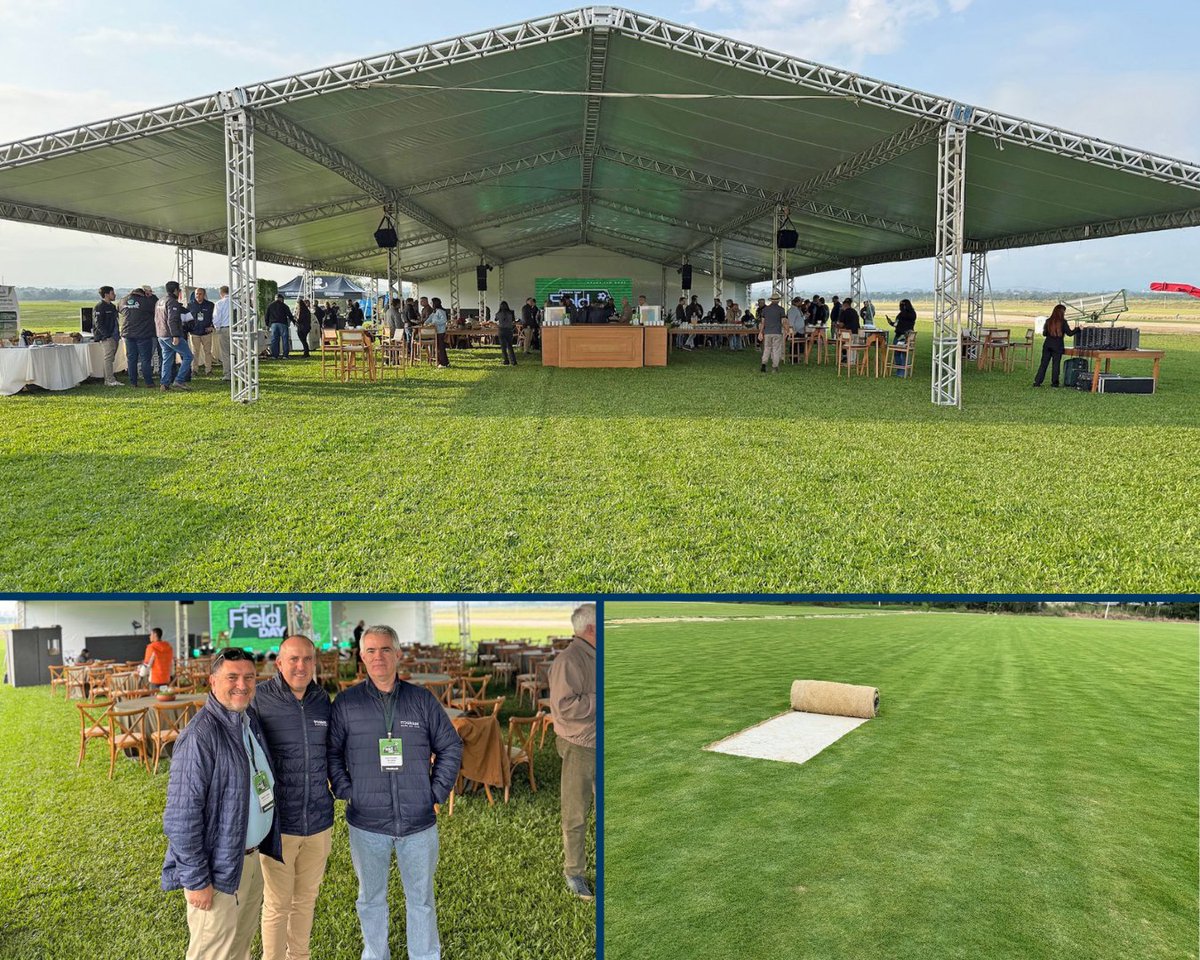 SodSolutions's tweet photo. Itograss recently held a successful Sports Turf Field Day in Brazil. NorthBridge® Bermudagrass &amp; Celebration Hybrid™ Bermudagrass were among the varieties highlighted as researchers &amp; sports field managers shared insights and experiences. Read the recap: https://t.co/nBwUFgXzkQ https://t.co/KD5wBU3QnL