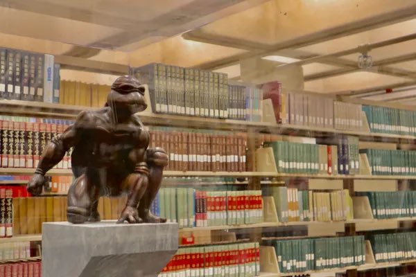 schaalfan's tweet photo. Remember that libraries are also cooling centers, and you can just be there without buying anything. You can even look at Teenage Mutant Ninja Turtles sculptures while you’re cooling off (if you’re in Massachusetts)! https://t.co/Py2KVLCX7c
