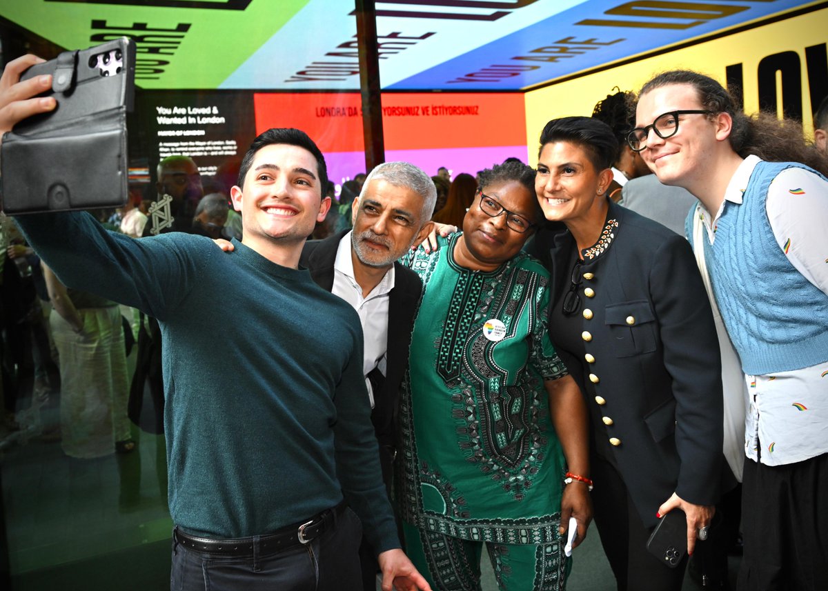 MayorofLondon's tweet photo. London stands in solidarity with our LGBTQIA+ community. You are, and will always be, loved and wanted in London.

Proud to host my annual Pride Reception at @OuternetGlobal, celebrating the enormous contribution of LGBTQIA+ Londoners. https://t.co/Fpd46B65wJ
