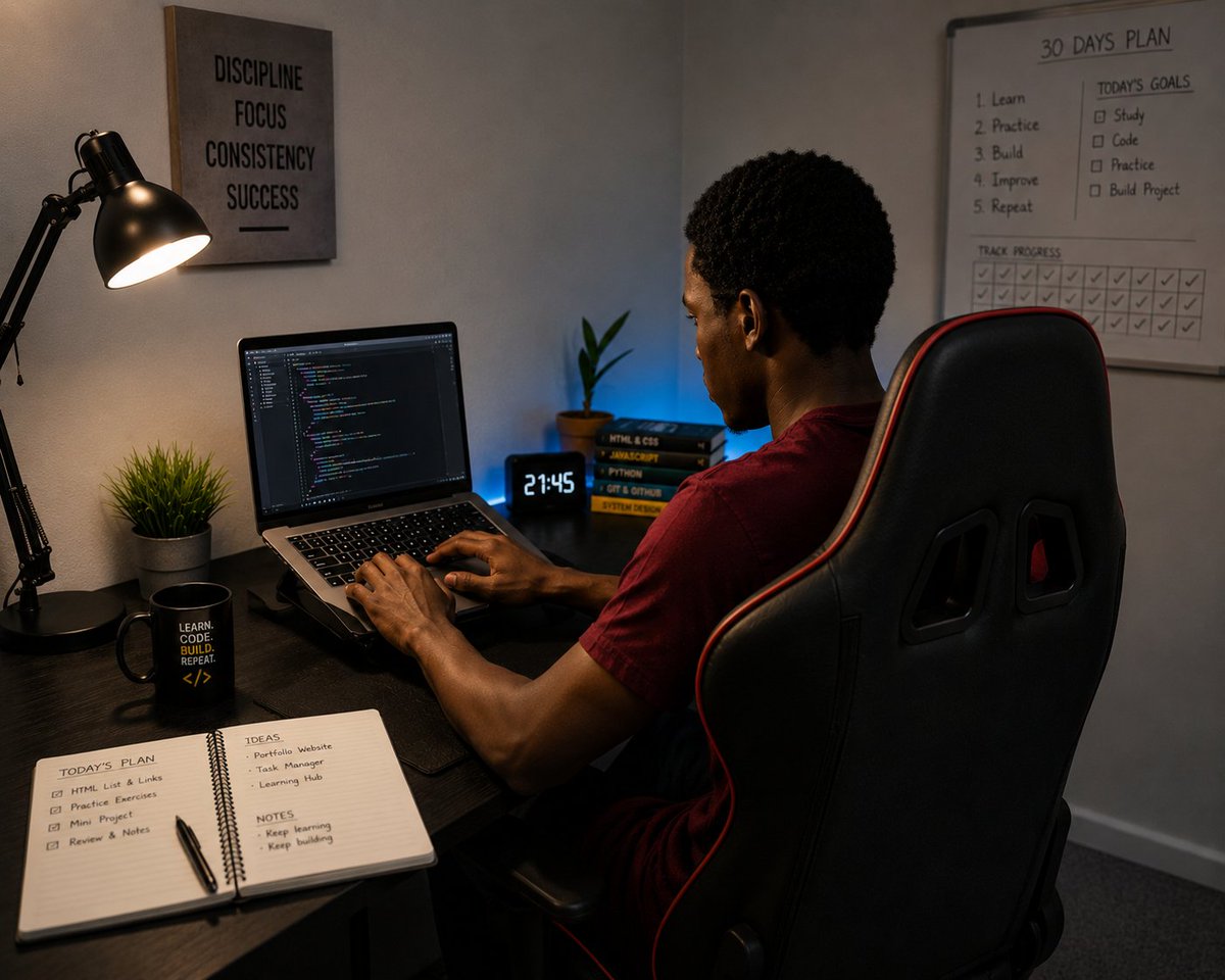 odesolafranklin's tweet photo. Day 16 of my 30 Days Challenge at TS Academy 💻

Day by day, things are starting to connect.

What used to feel difficult now feels familiar because consistency compounds.

@TechSphereAcad
#30DaysOfTech #LearningWithTS https://t.co/thCKHruf8t