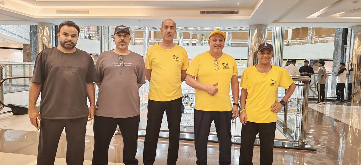 WJaasem's tweet photo. موعدنا كل ثلاثاء في #العامر_مول! ساعة رياضة بانتظاركم لنغير روتين المساء إلى طاقة ونشاط. 🏃‍♂️
📍 العامر مول | 🕗 8:00 م
بالتعاون مع جمعية المشي والجري بالأحساء.
حياكم الله! 💚
#المول_الصحي #رياضة #الأحساء
موعدنا كل ثلاثاء في #العامر_مول! ساعة رياضة بانتظاركم لنغير روتين المساء https://t.co/lgPUkn909o