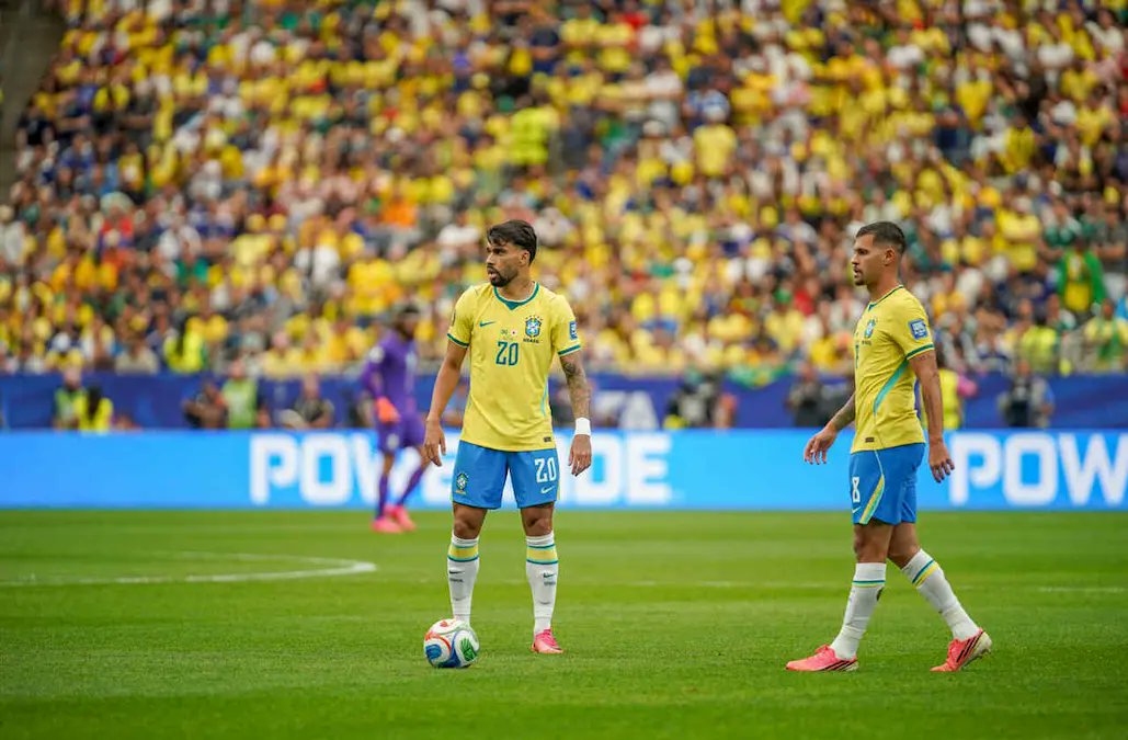 edmaisesporte's tweet photo. https://t.co/WgvEzLQ64G
Brasil perde Paquetá para as oitavas da Copa do Mundo. Meio-campista teve lesão confirmada na coxa e inicia tratamento intensivo. Veja os detalhes e quem pode substituir. https://t.co/6HbAs6vGmd