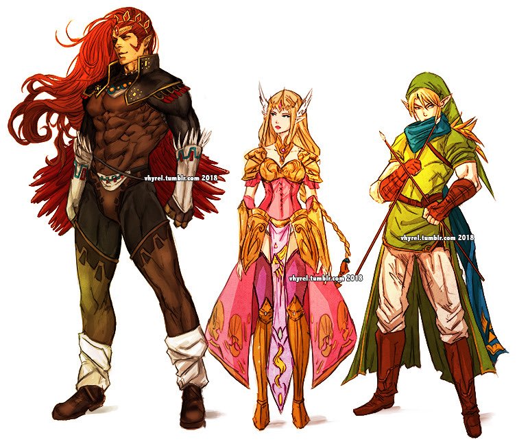 vhyrel's tweet photo. Still kinda like this old Zelda concept art. https://t.co/x7xfM8pf4v