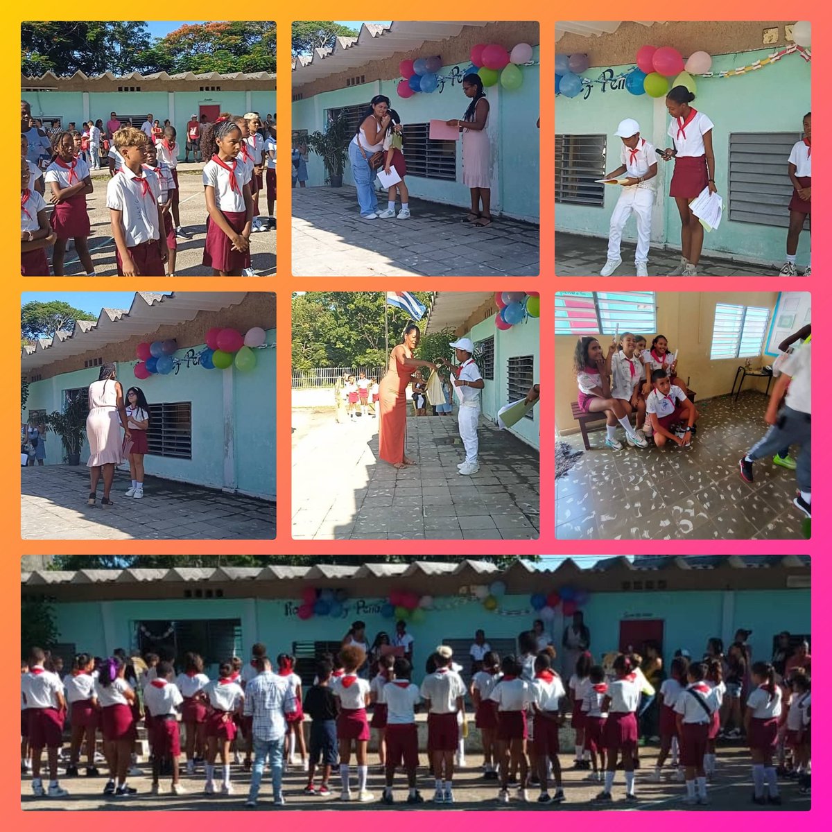 HEdgeRamonLopez's tweet photo. Gracias a los maestros por su paciencia y dedicación. Hoy celebramos a los nuevos graduados de 6to. ¡Que el espíritu perseverante y el amor por el estudio los guíen! 🇨🇺❤️ #OrgulloEscolar 
@BelkisR58132689 
@CubaMined
@IHernandez15695 
@JuanRoland44493 
@MarlenHern44691 https://t.co/ZByh8vuDJg