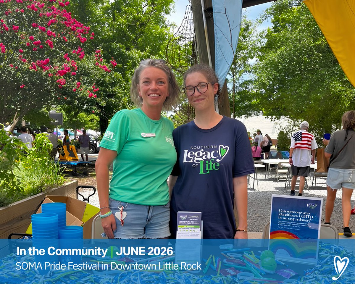 DonateLifeAR's tweet photo. The SLL team had an incredible month of community outreach in June! From events to outreach and everything in between, take a look at where we’ve been this month 💙 #DonateLife #Community https://t.co/SvIaZ38su8
