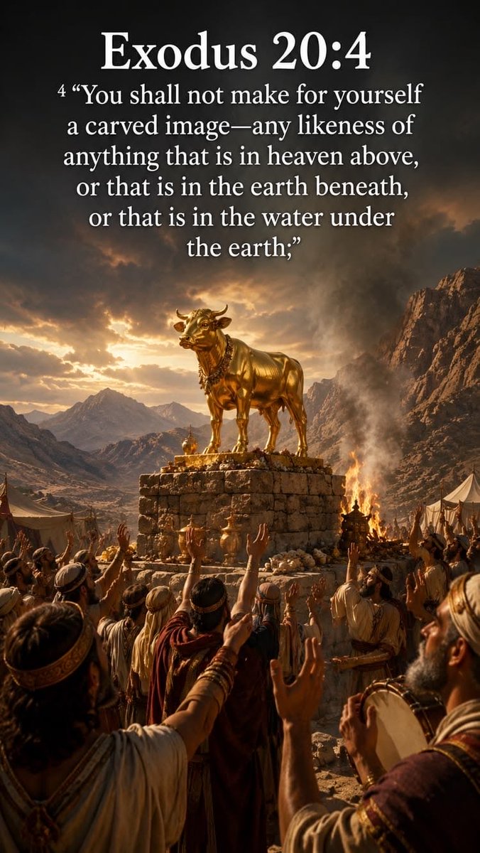 JesusChristsGod's tweet photo. Exodus 20:4
4 “You shall not make for yourself an image in the form of anything in heaven above or on the earth beneath or in the waters below. https://t.co/cXtRSVLCnk