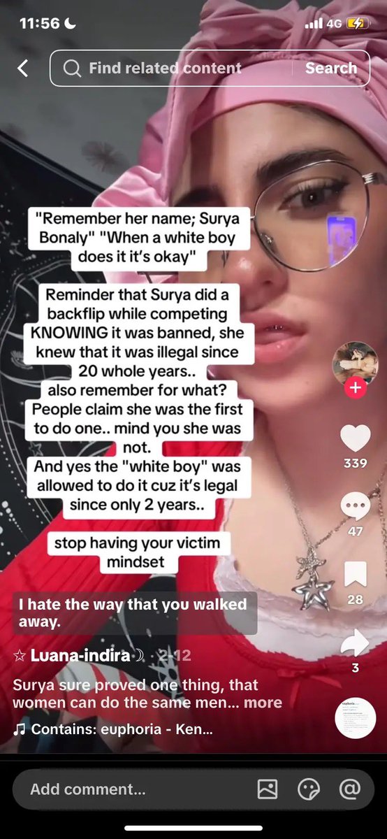 conchetumarree's tweet photo. @nanannnana11 oh my god i was waiting for her to show up on my tl lol. this girl is insanely racist. shes been called out for it several times last year (i think?) and started posting videos with covert racism. but now its getting her likes so shes being more public abt it https://t.co/zop7tLd4BE