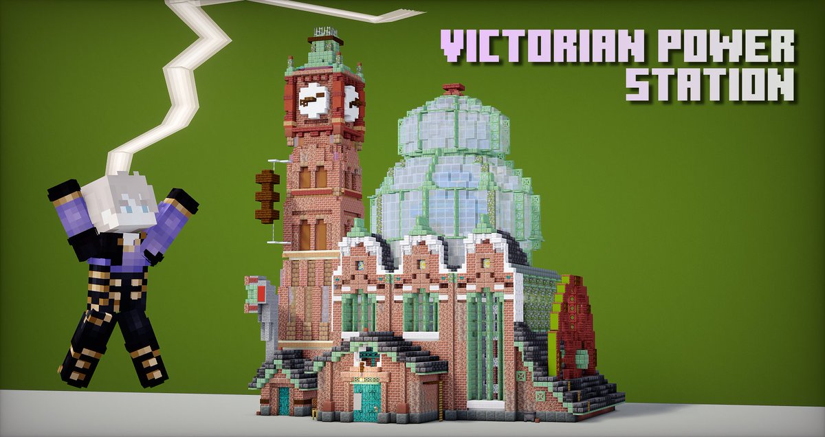 MineDesigns_'s tweet photo. Victorian Power Station | Minecraft Map    #Minecraft #minecraft建築コミュ #Minecraftbuilds https://t.co/rrlk9Cx3Is