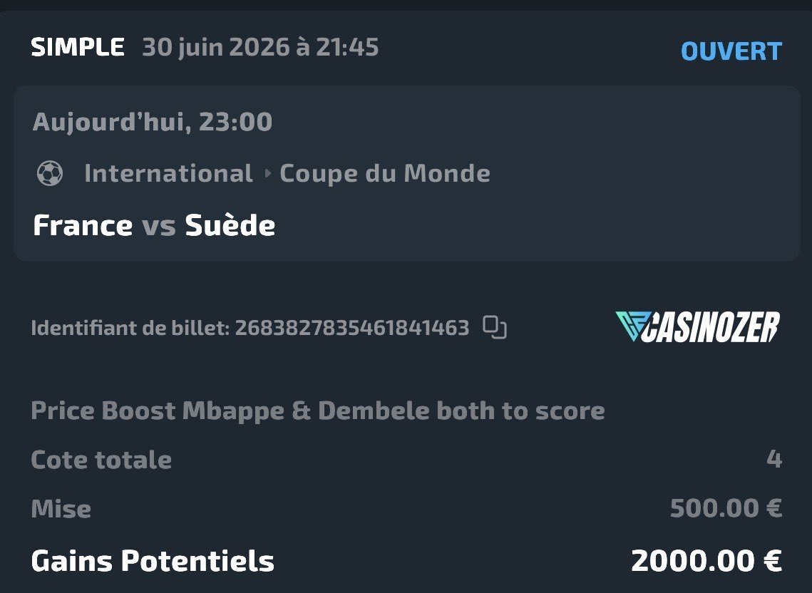 NeverSayYesPog's tweet photo. Ok pour France Suède j’envoie un gros bet plutôt safe et un fun good luck https://t.co/EyTmSI8mOL