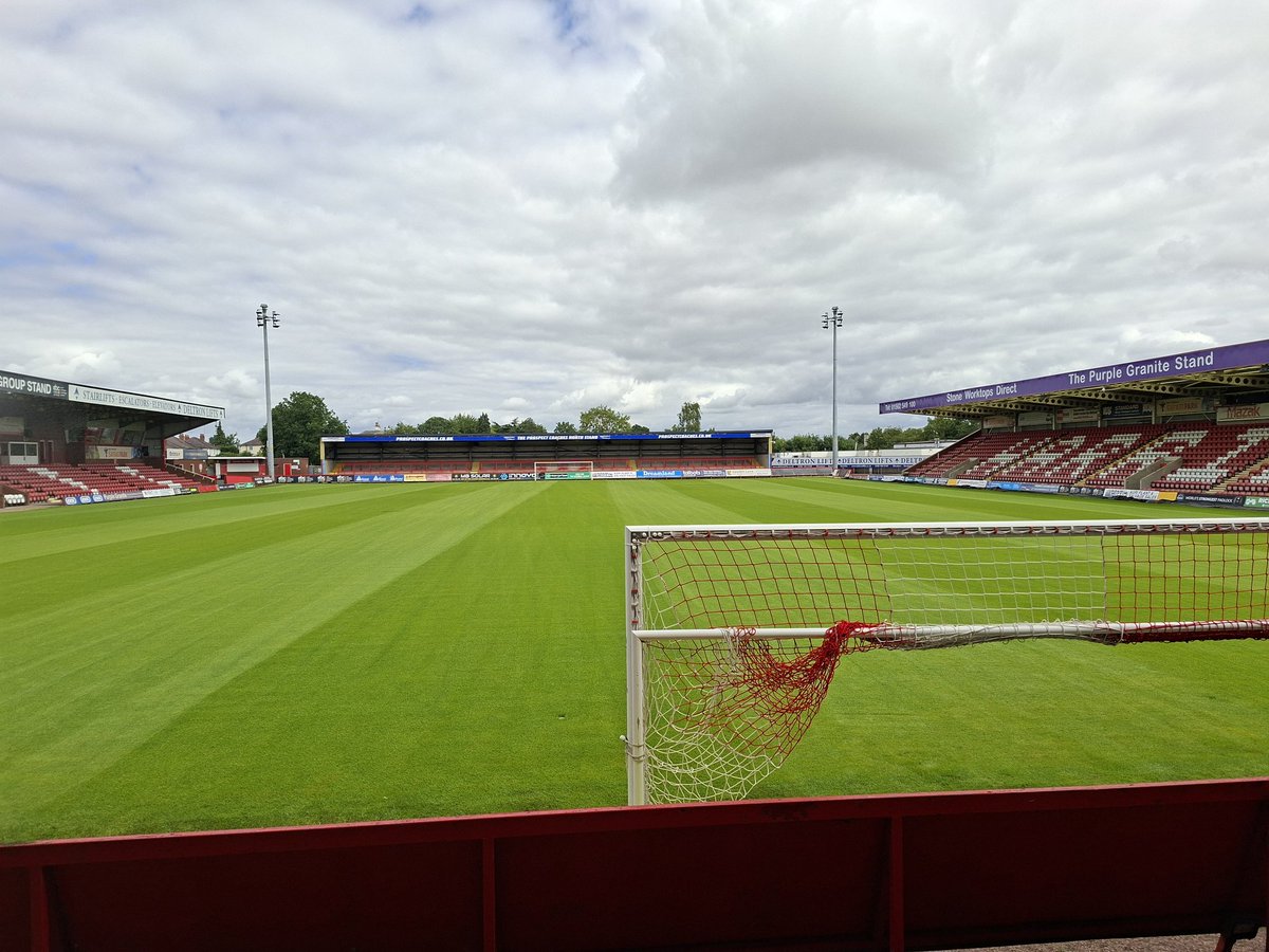 groundsperson77's tweet photo. PITCH UPDATE!! MONTH ON. plenty of work @khfcofficial. First cylinder cut and fertilised. #newpitch #newseason https://t.co/A3rwe3txIK