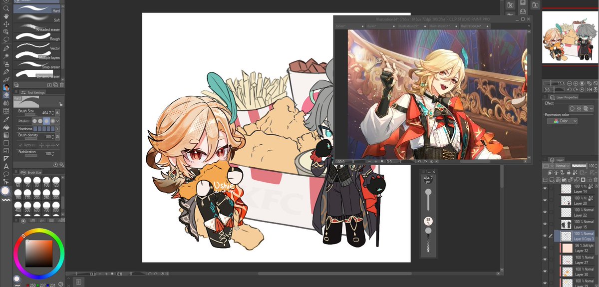 ushie_cat's tweet photo. haikaveh chibi wip I love them sm😭
#haikaveh #genshin https://t.co/xH0qNYgR93