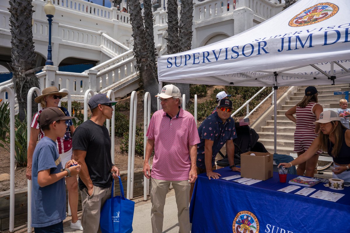 jim_desmond's tweet photo. What a weekend, North County.

We came together to celebrate America turning 250, and you brought the energy.

Thank you to all the families and friends who came out. The kids, the grandparents, the neighbors you ran into in the crowd. You made the day.

Live music. Local food. First responders and veterans front and center. Community everywhere you looked.
This is what we are all about. Showing up for our country and for each other.

What a great day. Thank you, North County. 🇺🇸