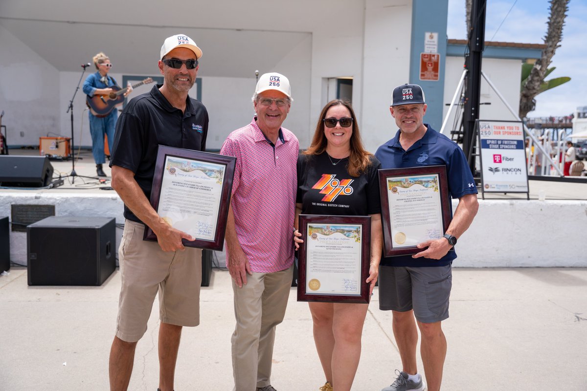 jim_desmond's tweet photo. What a weekend, North County.

We came together to celebrate America turning 250, and you brought the energy.

Thank you to all the families and friends who came out. The kids, the grandparents, the neighbors you ran into in the crowd. You made the day.

Live music. Local food. First responders and veterans front and center. Community everywhere you looked.
This is what we are all about. Showing up for our country and for each other.

What a great day. Thank you, North County. 🇺🇸