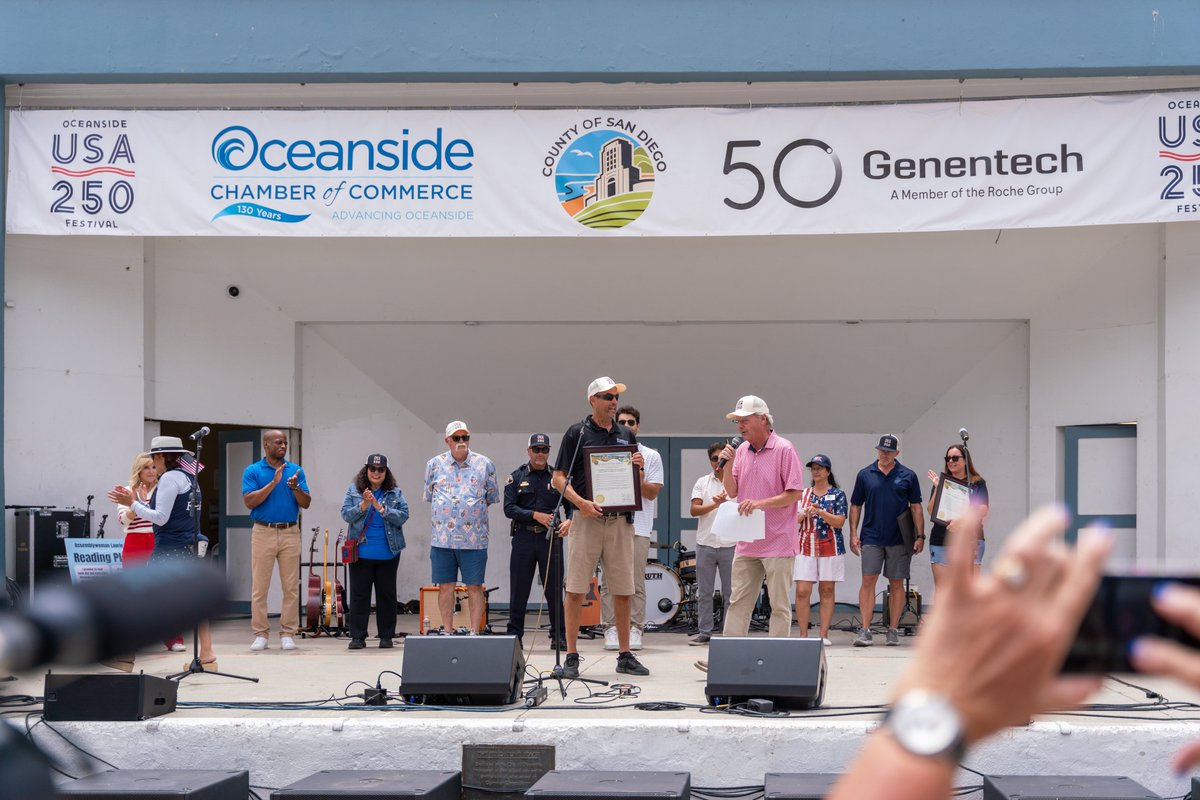 jim_desmond's tweet photo. What a weekend, North County.

We came together to celebrate America turning 250, and you brought the energy.

Thank you to all the families and friends who came out. The kids, the grandparents, the neighbors you ran into in the crowd. You made the day.

Live music. Local food. First responders and veterans front and center. Community everywhere you looked.
This is what we are all about. Showing up for our country and for each other.

What a great day. Thank you, North County. 🇺🇸