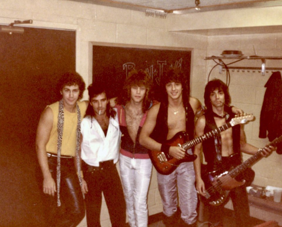 KTrain939913's tweet photo. Today in Rock History

July 1, 1983
Bon Jovi signed with Mercury Records after briefly considering under the name Johnny Electric. Following the suggestion of their manager’s employee to name the band after frontman Jon Bon Jovi, they adopted the new name. Less than a year later, they scored their first hit with “Runaway.”