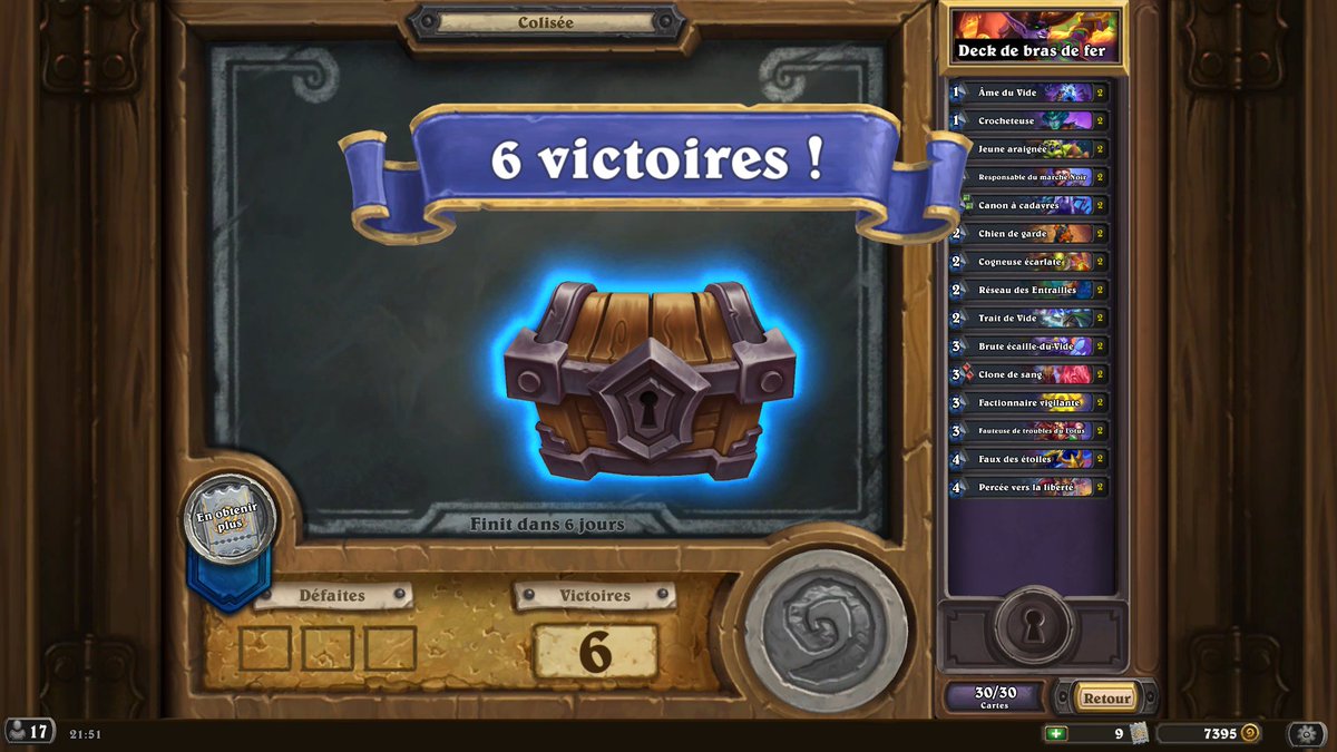 ArkyriaRL's tweet photo. @JambreHS Didn't get a single good legendary so i tried a very tempo version, ez wins aswell ! 🙂 https://t.co/FjkRSxDiL7