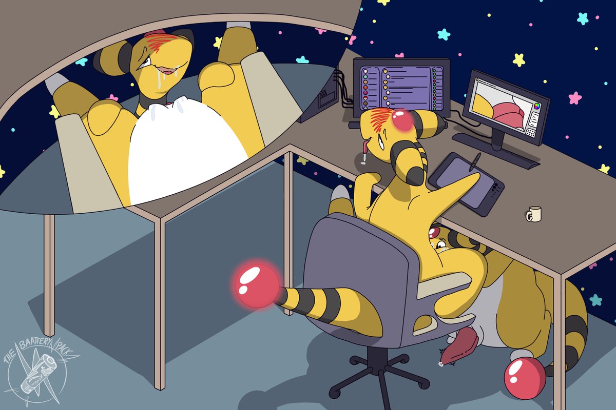 EnlargeBirdHort's tweet photo. My contribution to Phosaggro's Ampharos Art Pack! Located at https://t.co/2kDWmtDmvD 
It also comes with a written story by Afterglow Ampharos featuring pussy-eating goodness! You can find it in the art pack itself or in the description of the e621 post at https://t.co/N9fb6laJI6 https://t.co/mnXwiHkpTn