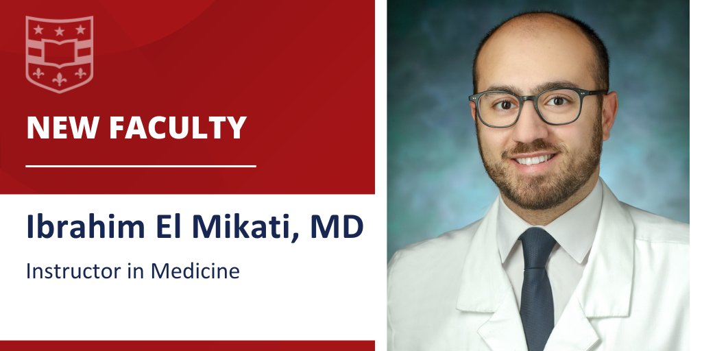 WashUDeptMed's tweet photo. Welcome Ibrahim El Mikati, MD @WashUMedHosp 

Dr. El Mikati aims to bridge the gap between rigorous clinical research and bedside practice and focus academic efforts on clinical excellence/quality improvement and enhancing communication for patients.

> https://t.co/ds43UVM3zP https://t.co/dMEWJR6KGe