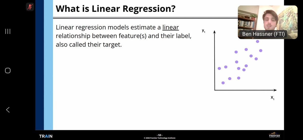 JoseLSilvaSmith's tweet photo. We also practiced building a linear regression model using Python in Google Colab. Thank you to @TheCodingSchool, @FrontierTechAI &amp; @Infosys for this incredible opportunity to grow as an educator! 💙😉🫶 #ClintISD #WeAreClintISD #AI #MachineLearning #GoogleColab #CSforAll #EdTech https://t.co/mXuzoqvtUH