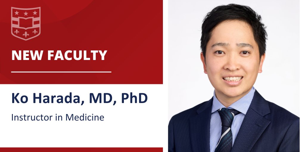 WashUDeptMed's tweet photo. Please welcome Ko Harada, MD, PhD, Instructor in Medicine, @WashUMedHosp 

Dr. Harada is an active clinician-scientist with a strong research focus on population-based and outcomes research relevant to inpatient and chronic disease care. 

Learn more> https://t.co/d1rgxPIpMk https://t.co/sH0qOPbKkf
