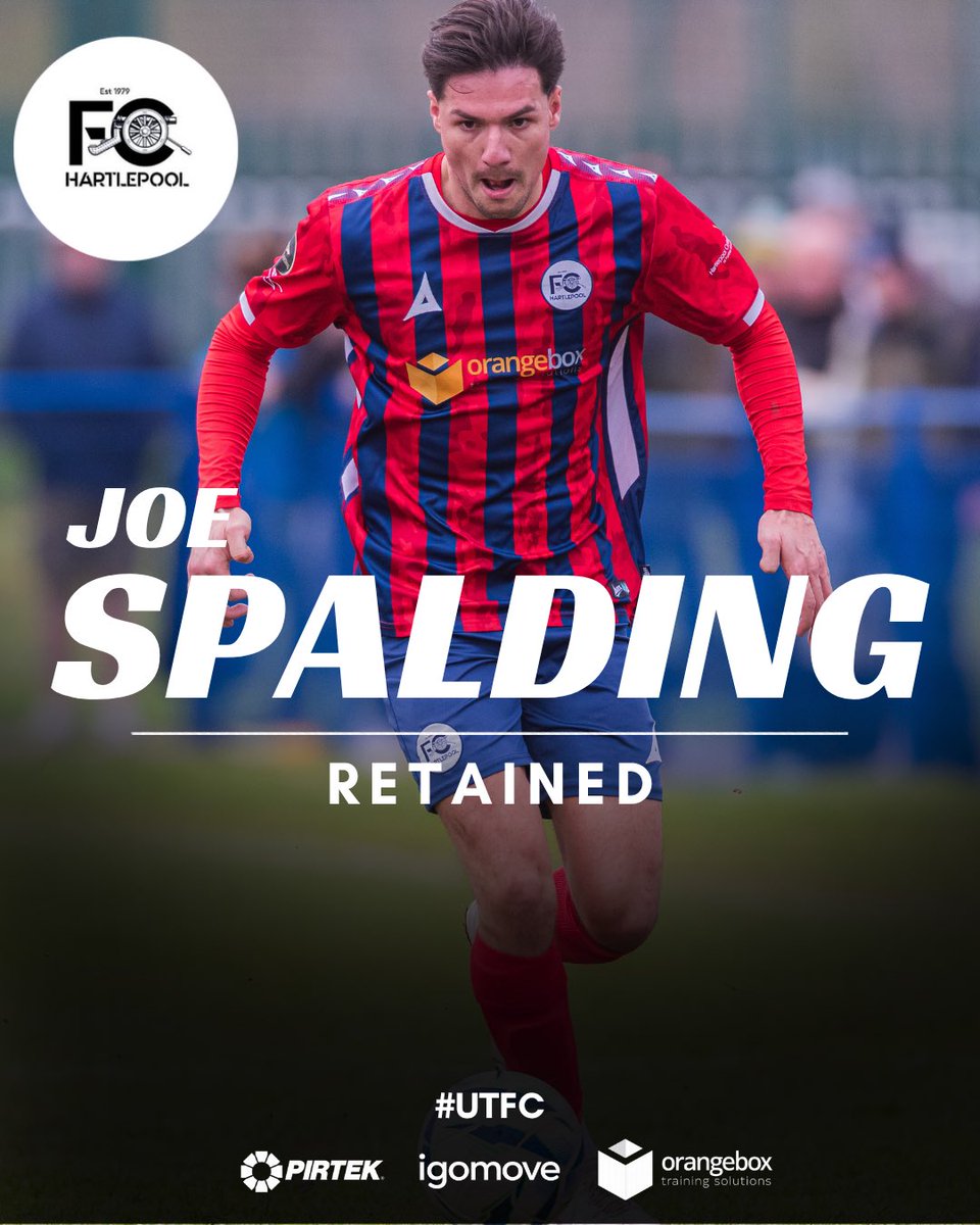 FC_Hartlepool's tweet photo. π΄π΅ RETAINED | JOE SPALDING βοΈ
Spaldo stays at Grayfields β huge for us. Major threat out wide or through the middle, unplayable on his day. RAF commitments limit availability, but heβs a top lad and weβre glad heβs onboard again.
#UTFC https://t.co/xfuXUy08Tk