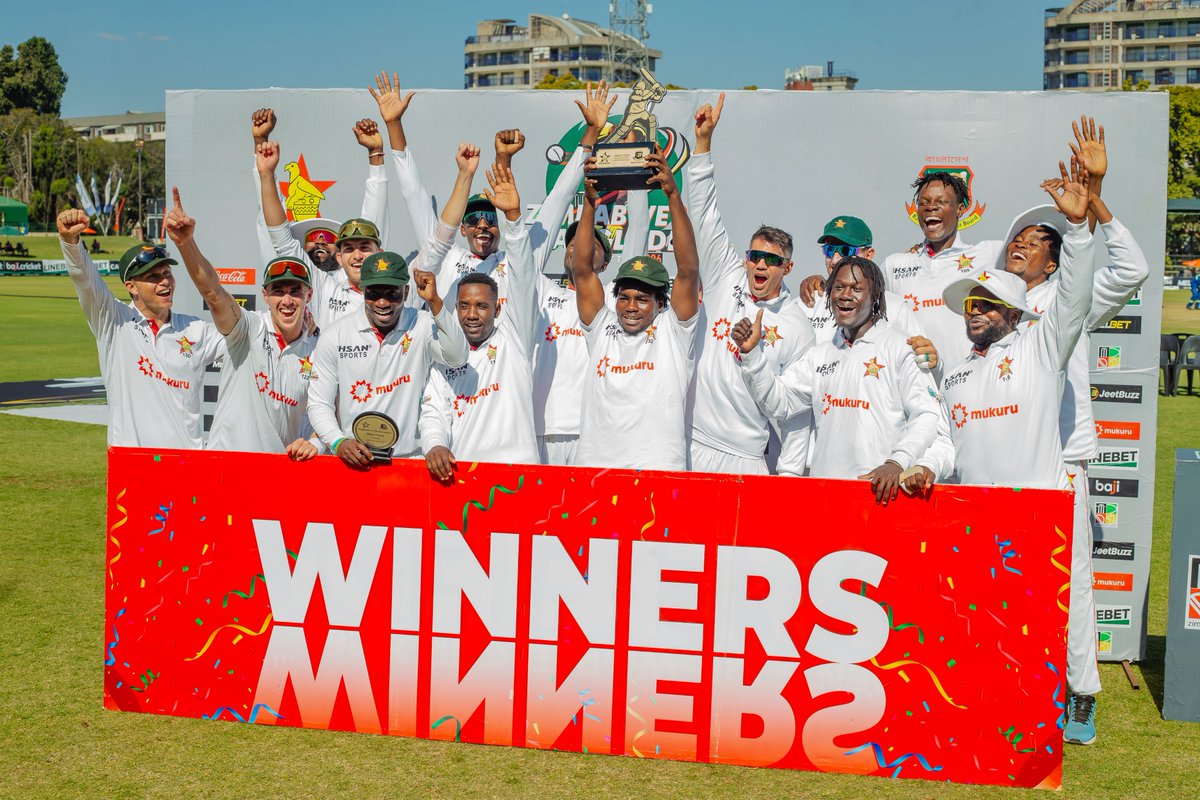 RichardRbidza's tweet photo. A debut to remember.

Captaining Zimbabwe in Test cricket for the first time was one of the greatest honours of my career. To mark that moment with a victory makes it even more special.

This win belongs to every player who left everything on the field, our coaches and support staff, and every Zimbabwean who continues to believe in us.

We're proud of this result, but we're even more motivated by what's ahead. Thank you for standing with us🇿🇼