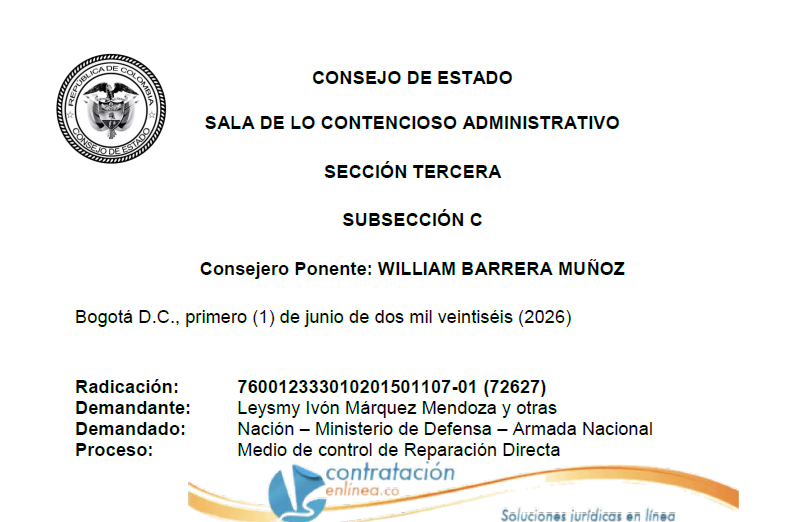 NormatividadCEL's tweet photo. Consejo de Estado. RESPONSABILIDAD DEL ESTADO POR SUICIDIO DE AGENTES PROFESIONALES DE LAS FUERZAS MILITARES – Debe acreditarse que la persona sufría un trastorno síquico o emocional que hacía previsible el hecho y que no se le prestó ninguna atención médica especializada (...) https://t.co/cqZuyH5bDy