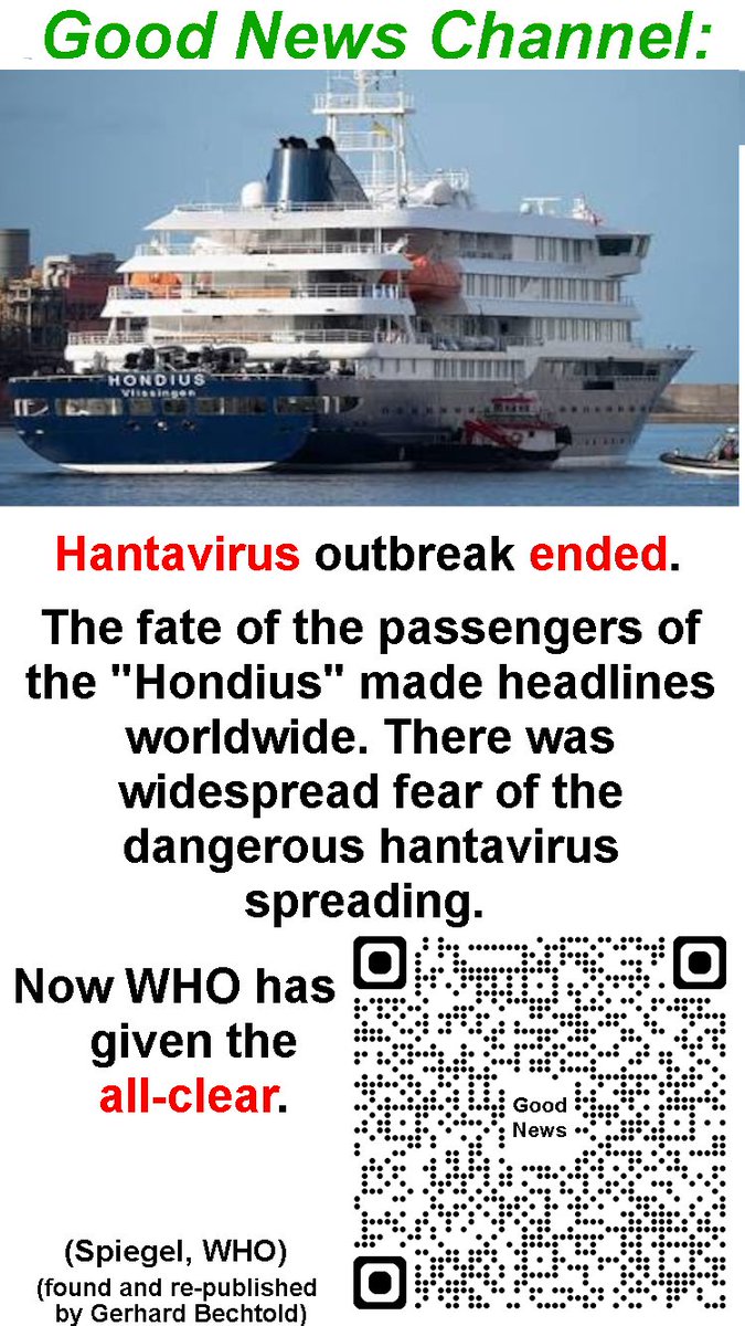 GerhardBec7856's tweet photo. Hantavirus ended https://t.co/LPy5Cr7Mqj