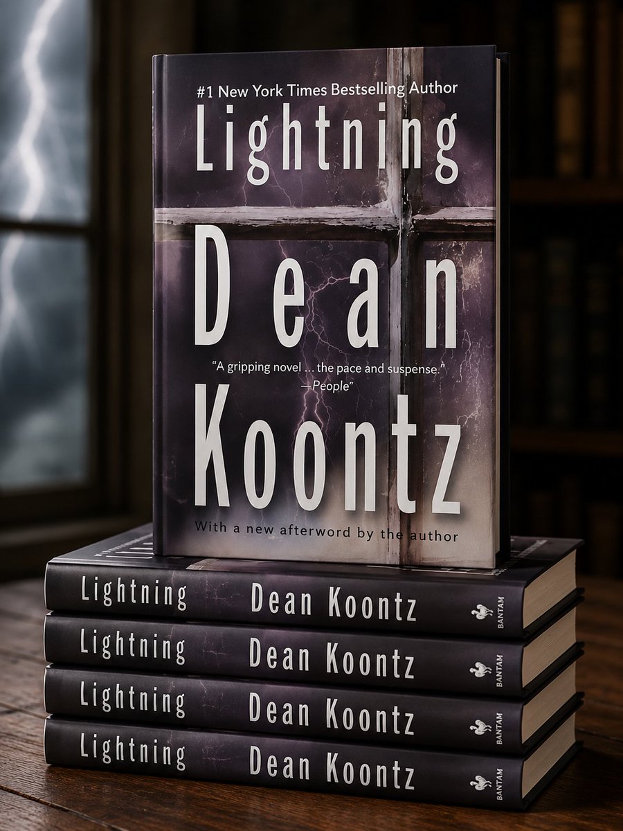 IsaacHunterBKS's tweet photo. This month’s Echoes question is simple: Why do some stories stay with us?

Some books quietly disappear after we finish them. Others remain with us for years.

Lightning by Dean Koontz is one of those books. What book is your favorite? https://t.co/MViWx3v2VF
