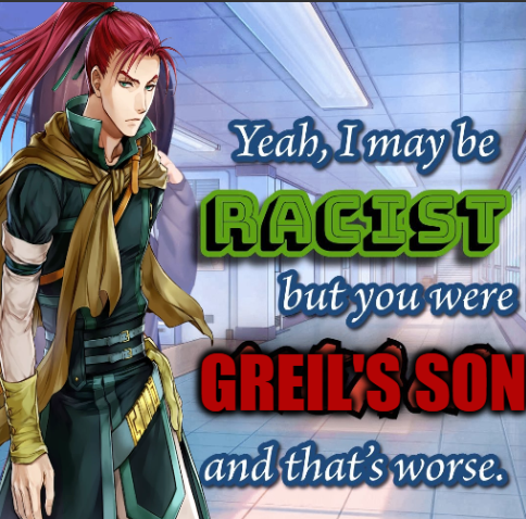 Greenthunder200's tweet photo. look I know he's a good shot Ike, but shinon can't be good for your "I respect Everyone" image https://t.co/9vyrYnkk2w