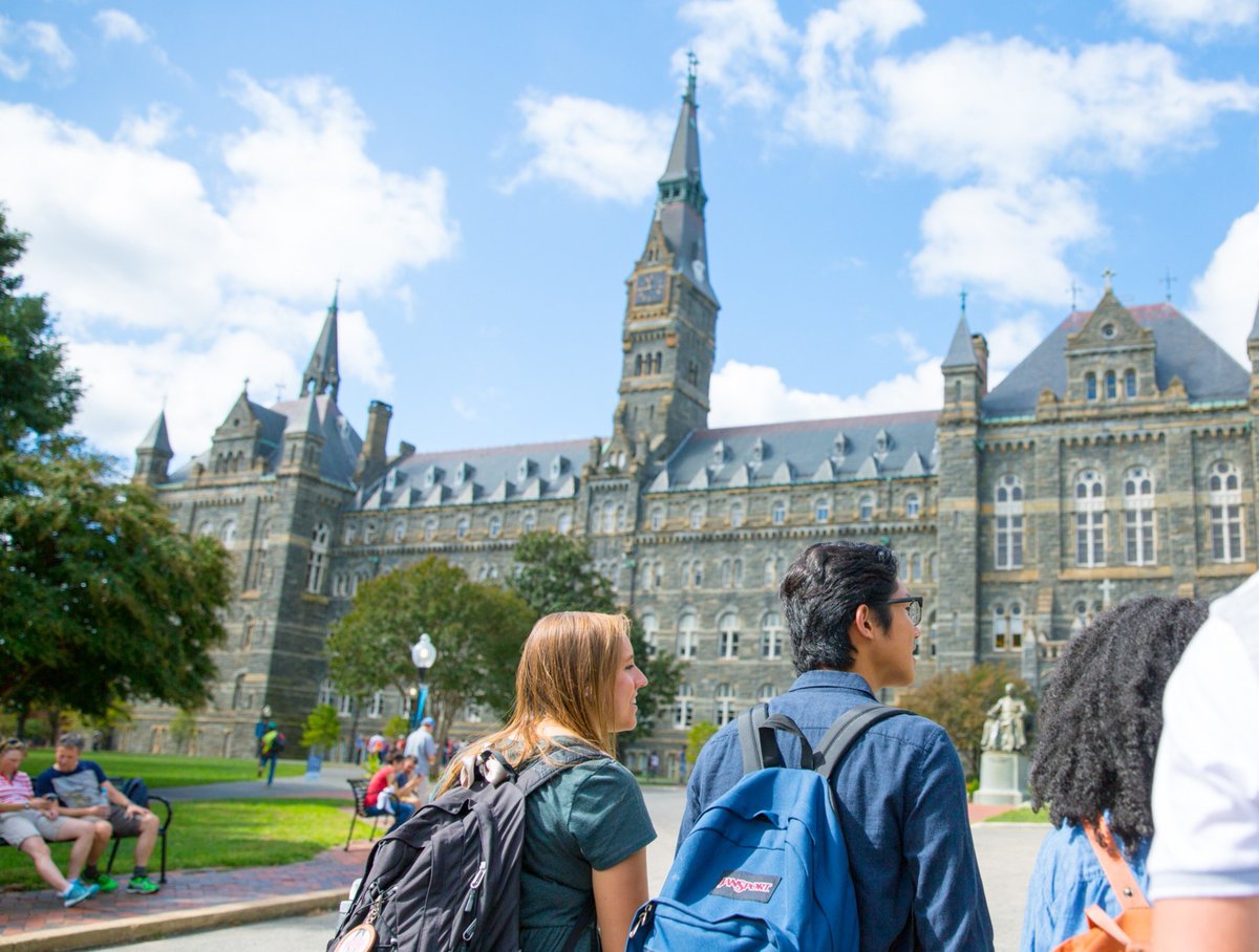 Georgetown University tweet media