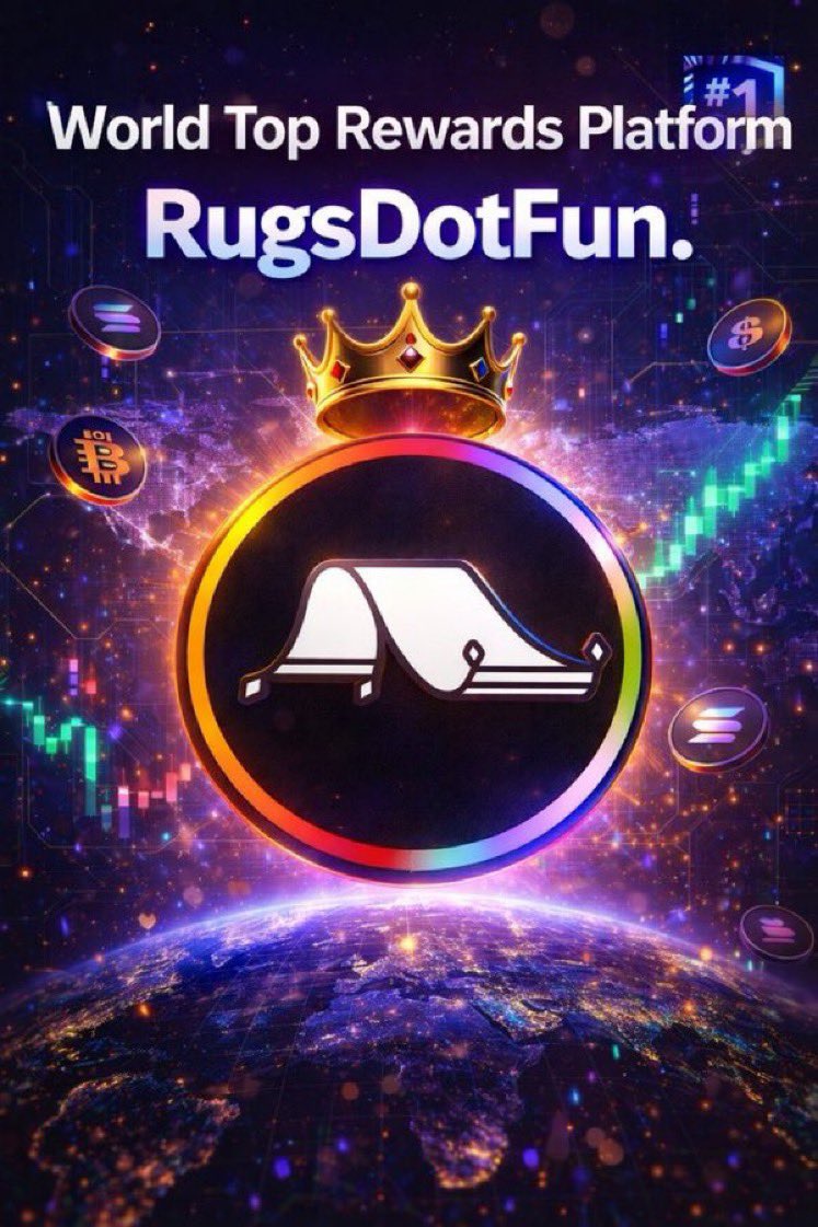 TheOutlaw_eth's tweet photo. Most platforms promise hype.
Very few deliver rewards.

RugsDotFun is flipping the script with real opportunity.

This isn’t just another gimmick .
It’s a rewards ecosystem built for The people.

World top rewards platform for a reason.👑

Tap in 👇
https://t.co/QU3jgMDgXE… https://t.co/J5NP5Q9pSI