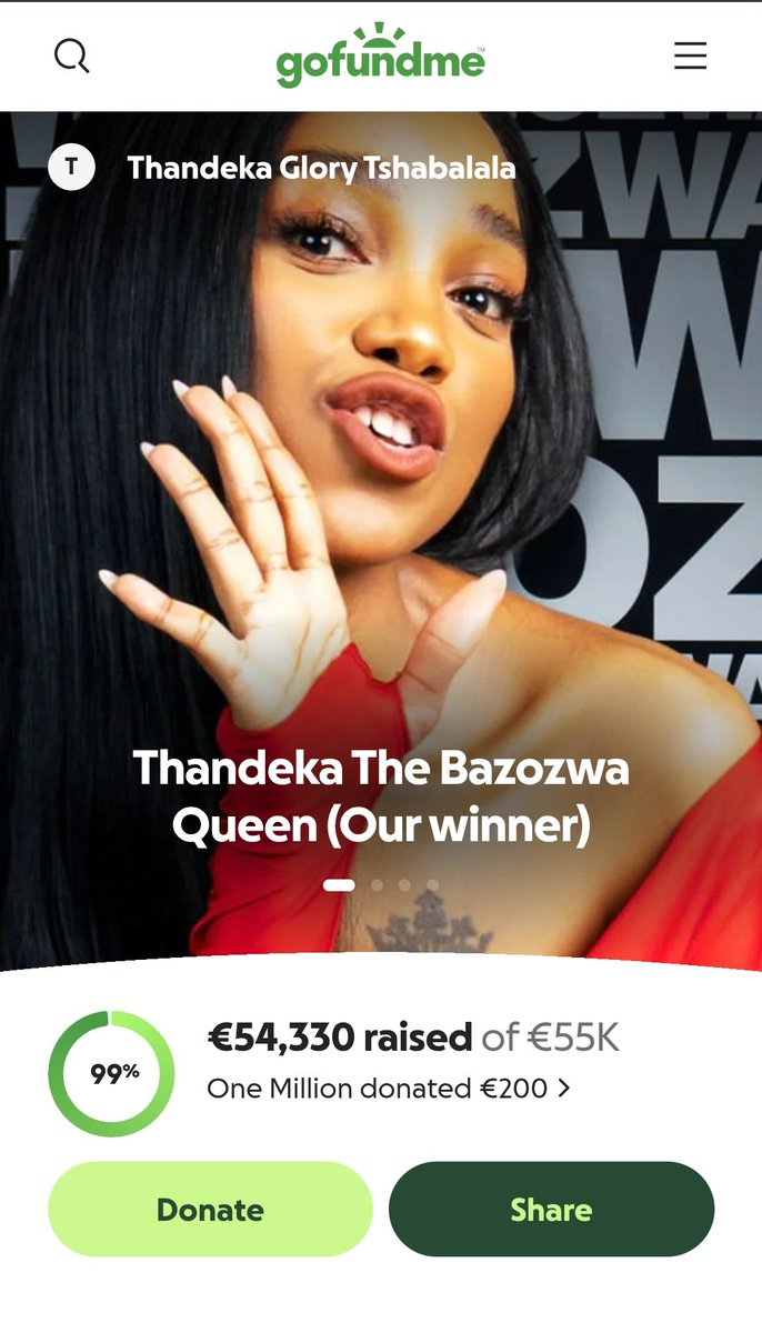 IamSibuh's tweet photo. I'm not crying!!! 1 MillionChella 😭😭😭🔥🔥🔥🔥

INTELLIGENT THANDEKA 
OUR JOY THANDEKA 
#ThandekaAura
#QueenThandeka https://t.co/KMs0NxBN9p