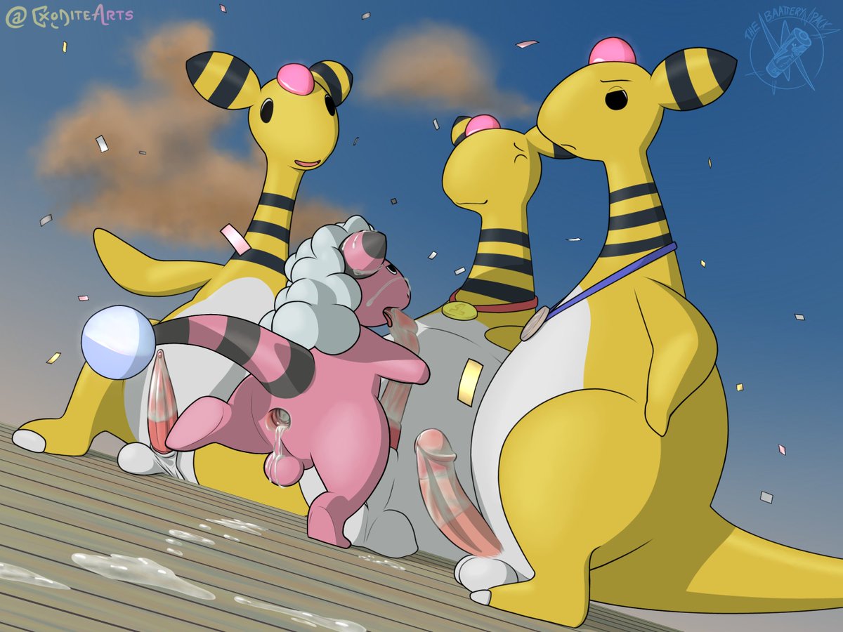 ExoniteArts's tweet photo. The winners of this year's Annual Ampharos Anal Appraisal Awards have been decided!

Want to see a WHOLE BUNCH MORE lewd art of the bestest Battery Ram?

A staggering 130+ artists have come put this together for you guys, for free!

Check it out now! https://t.co/cvzXwHh1oQ https://t.co/ZTbW8CEhm8