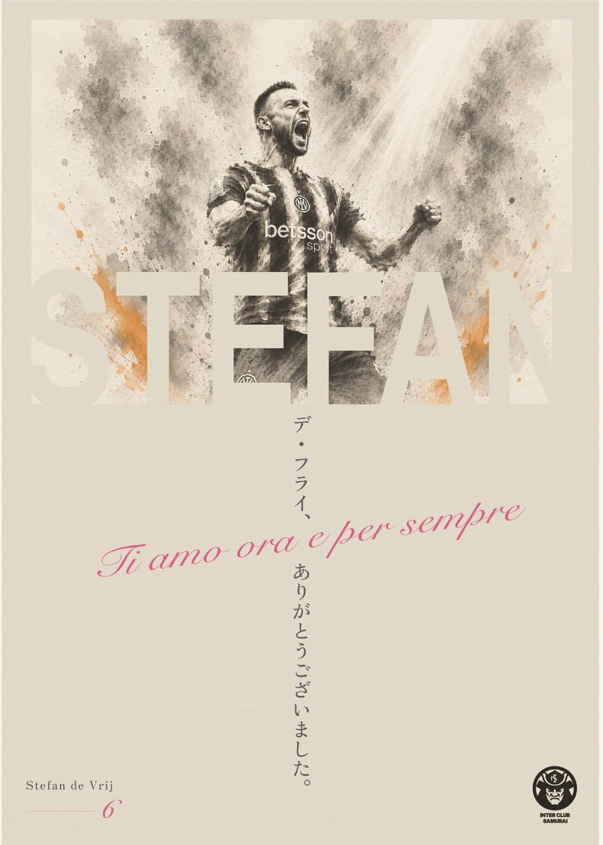inter_samurai's tweet photo. 冷静さと情熱を兼ね備えた最高のディフェンダー。

あなたの守備が、あなたのボンバーヘッドが、インテルに栄光をもたらしてくれました。

偉大な8年間に心からの感謝を。
愛してる、Stefan。

WishINTER you all the best.🖤💙 https://t.co/LcrRAIxRyc
