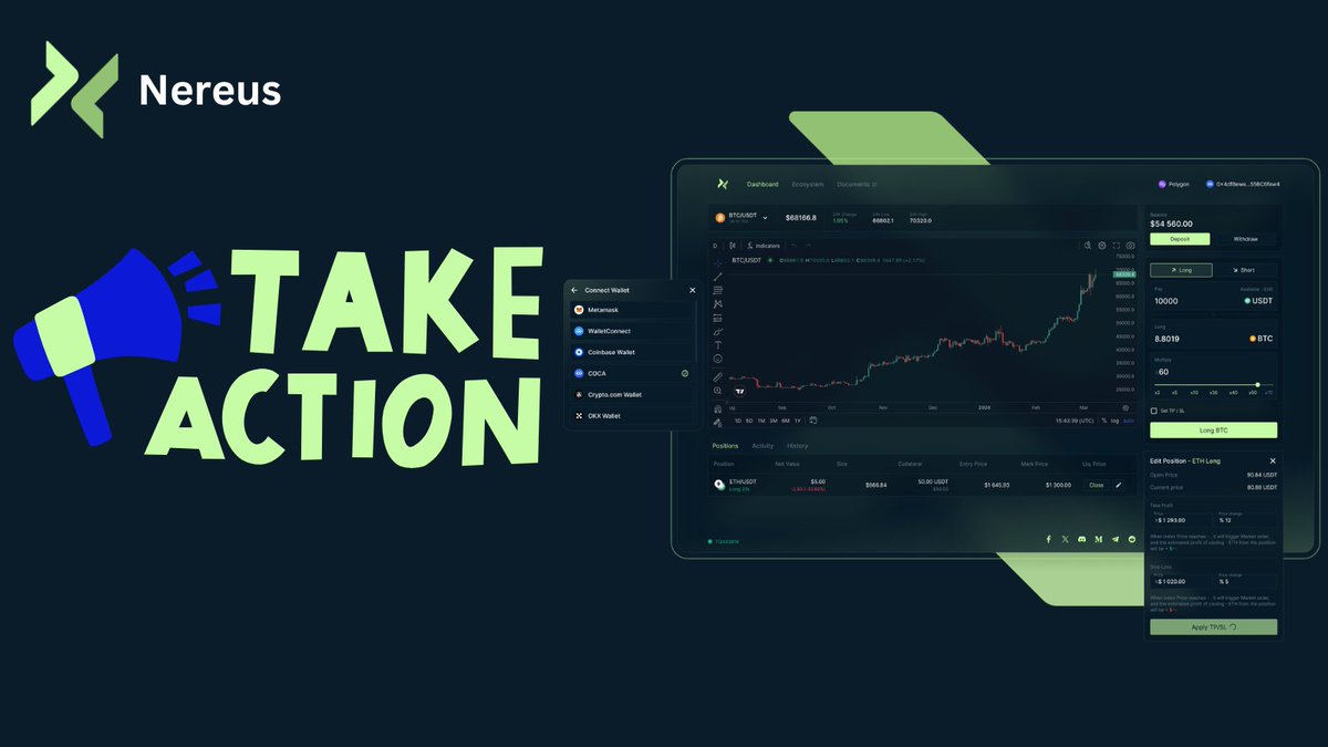 nereusfinance's tweet photo. Winning strategies mean nothing if your DEX lag costs you the entry. 🛑

Experience 25ms execution speed, gasless trades, and 100% self-custody right here on Base.

Strike with precision: https://t.co/Pvk435jXTh

#CryptoTrading #BaseNetwork https://t.co/M7cNgaTlLa