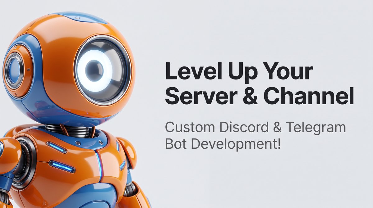 ProgressOne10's tweet photo. Custom Discord &amp; Telegram Bot 

Expert development of feature-rich Python bots for flawless moderation, data management, and interactive community systems. 

https://t.co/zBAMRe3Zj3

#BotDevelopment #DiscordServer #TelegramChannel https://t.co/gdMLapTI7Y