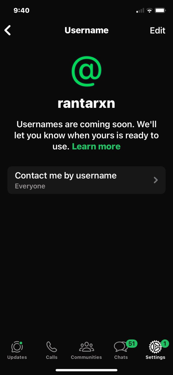 _raantaa's tweet photo. Have you secured your username on WhatsApp? 
Just a quick update! @WhatsApp @Meta https://t.co/UDAGwhTd9y