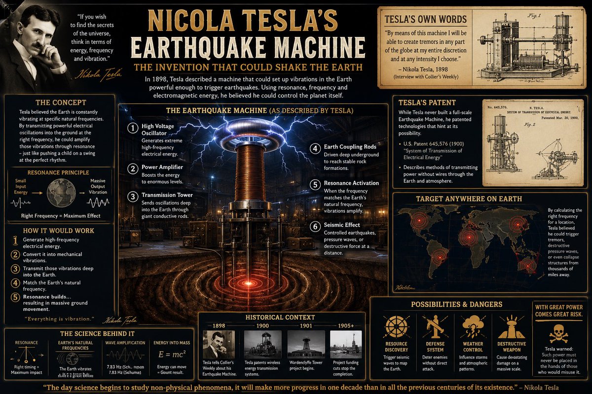 richjamesdobbs's tweet photo. @WikiLeaksQ @LNPFRL Sounds like Nicola Tesla’s stolen technology, if used for good it would solve all the problems in the world 🌍 https://t.co/xKMPqvqZtL